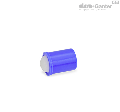 GN 614-KD Spring Plungers Housing plastic, ball plastic, standard
